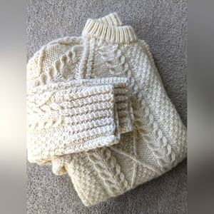 Brooks Brothers Vintage Wool Sweater in Cream